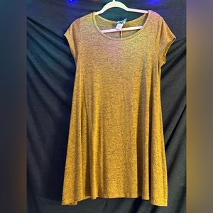 TMG Yellow Skater Dress